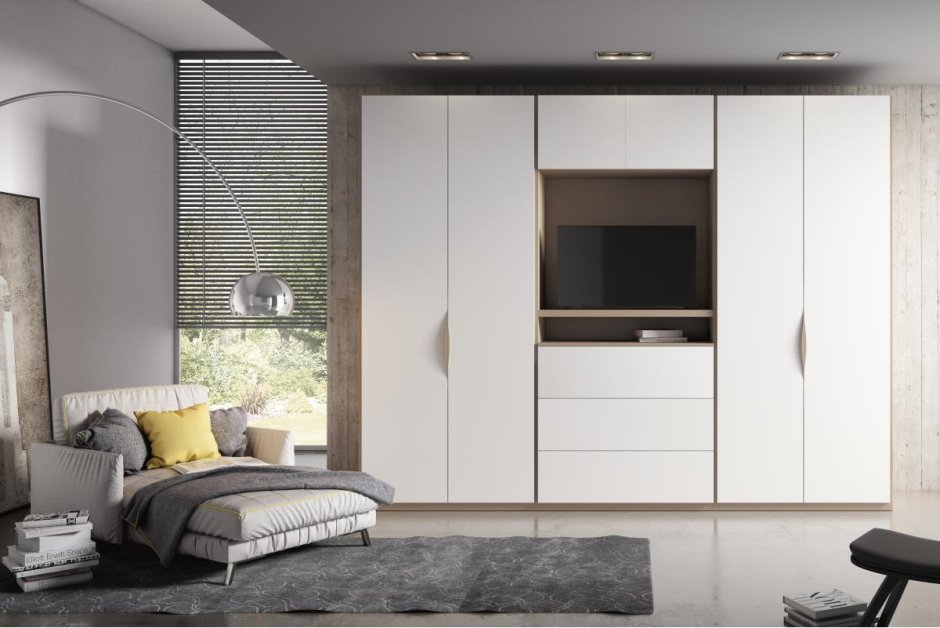 Шкаф с телевизором в спальню