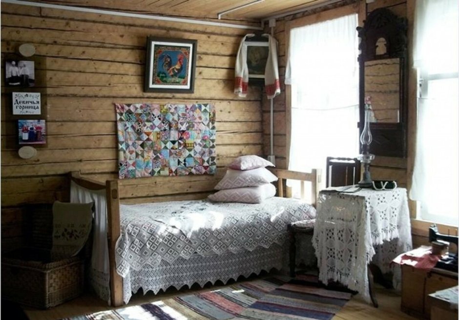 Изба пятистенка интерьер