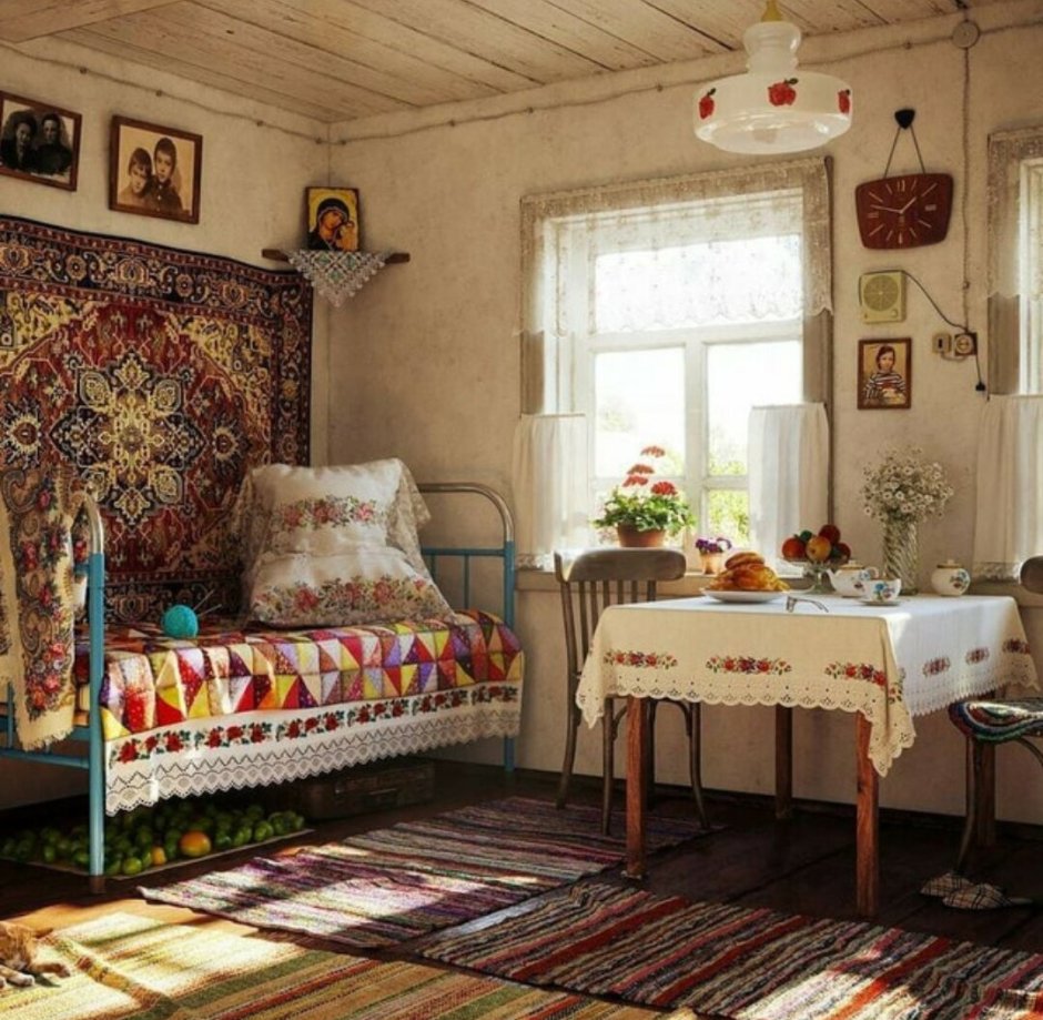 Деревенский интерьер