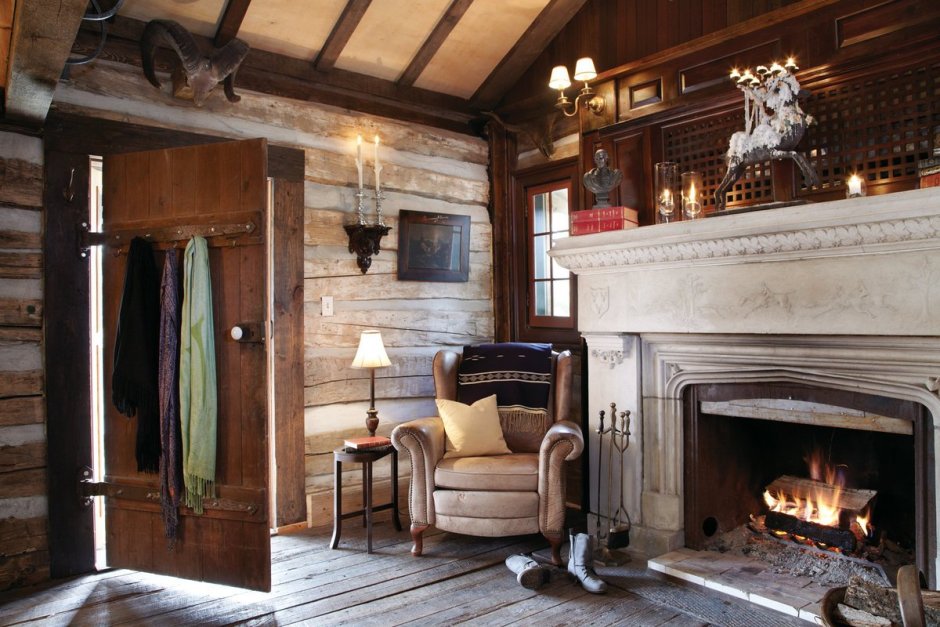 Кухни в деревенском домен