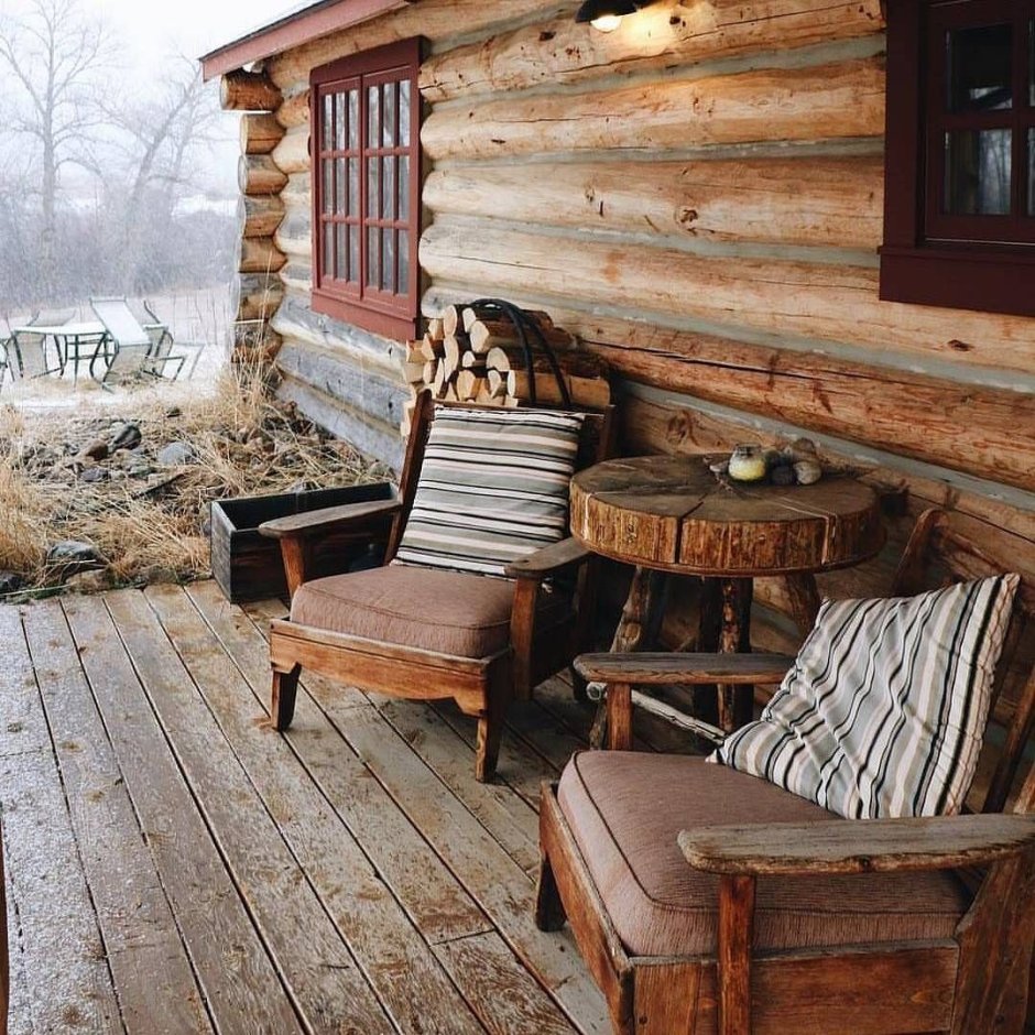 Кухня в деревенском доме