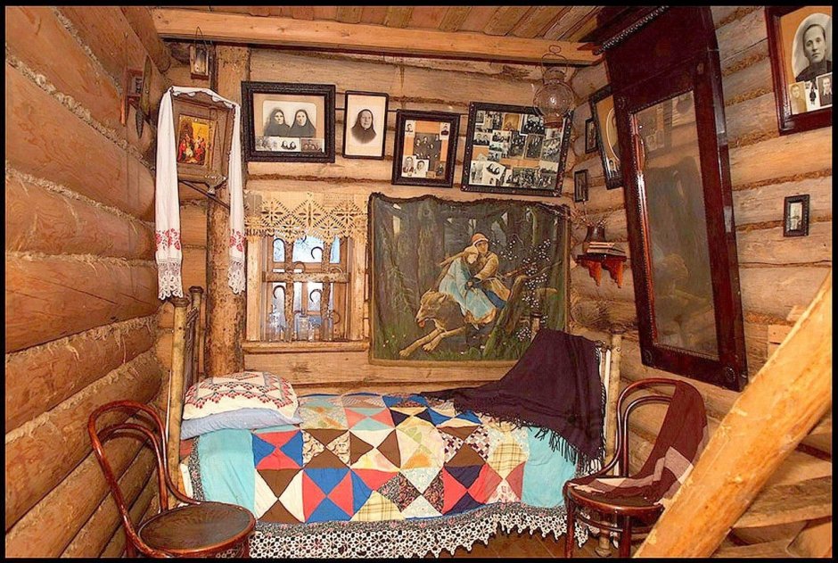 Интерьер деревянного дома