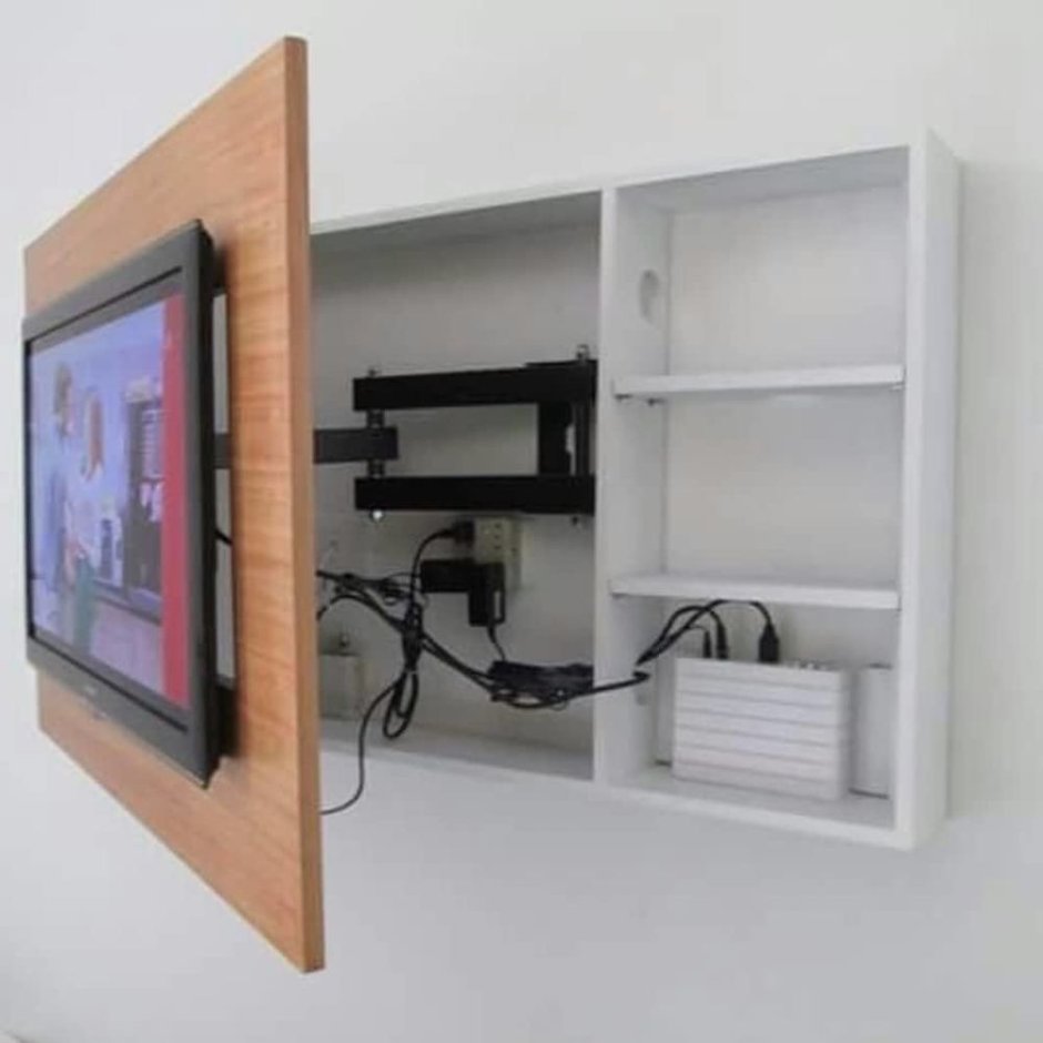 Стеллаж для книг и телевизора