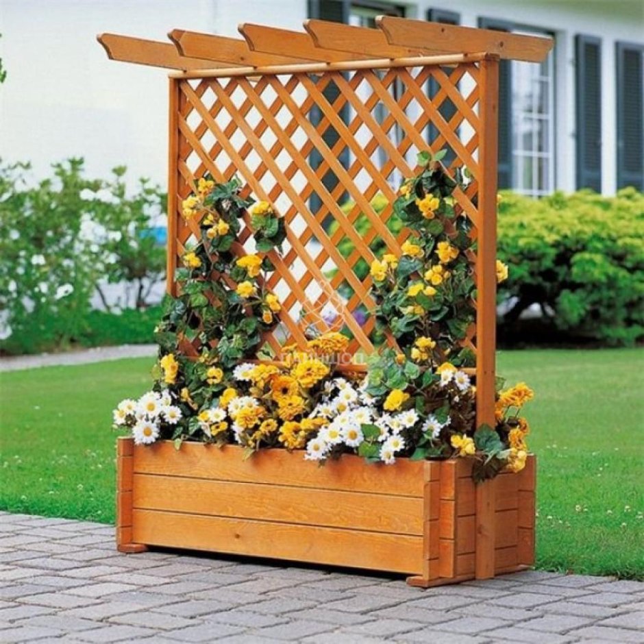 Вазоны из дерева