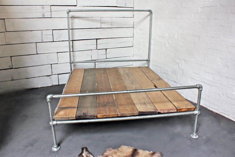 Кровать из профильной трубы разборная