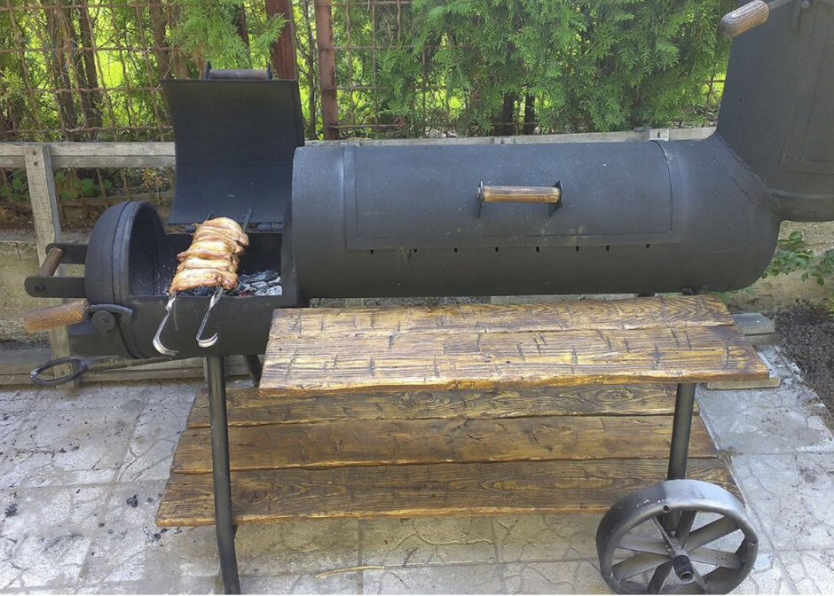 Мангал из газового балл