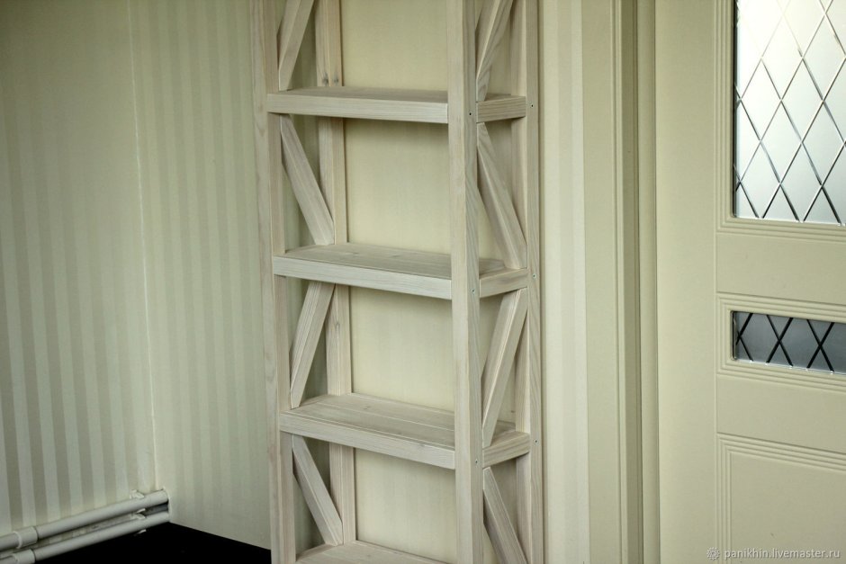 Стеллаж нико14240 из массива сосны