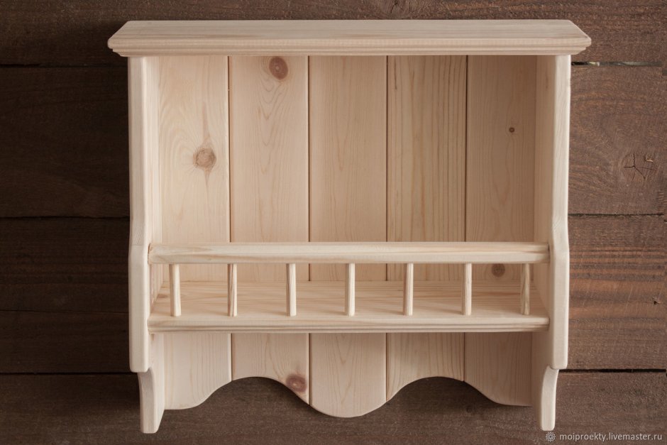 Красивые деревянные полки