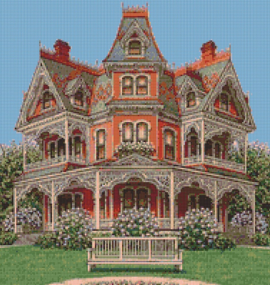 Сборный домик в викторианском стиле