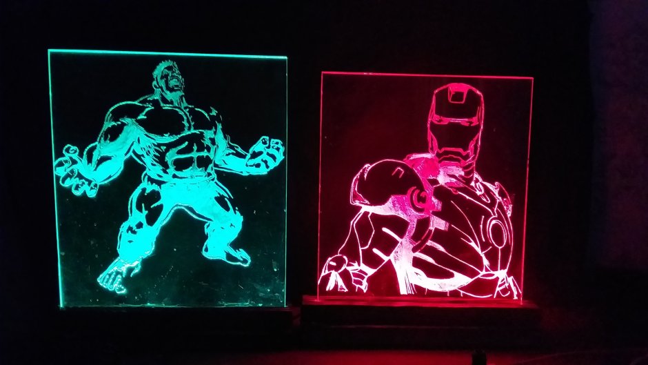 Оргстекло с рисунком