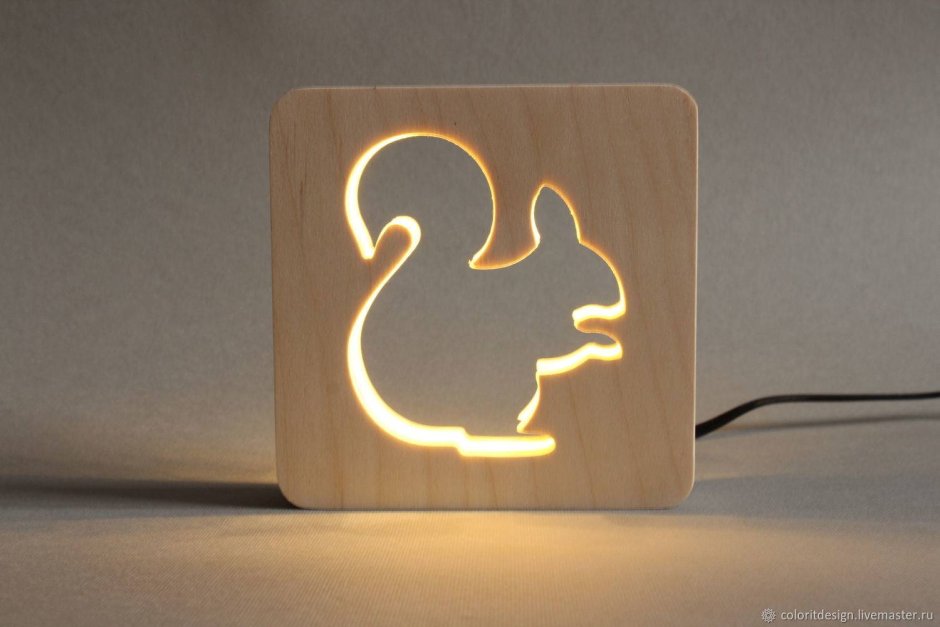 Ночник с надписью