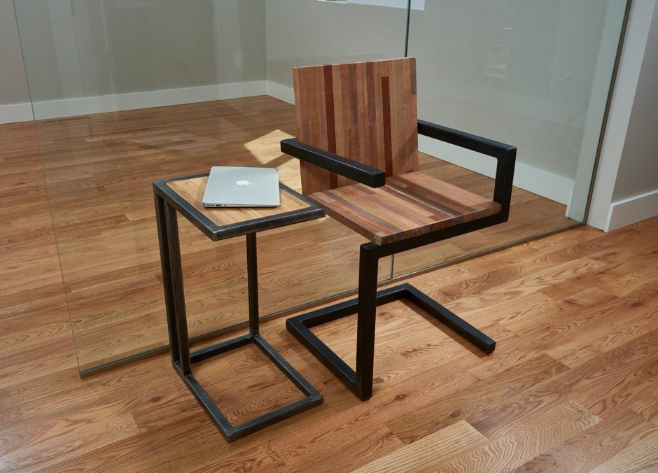 Мебель из металла и дерева