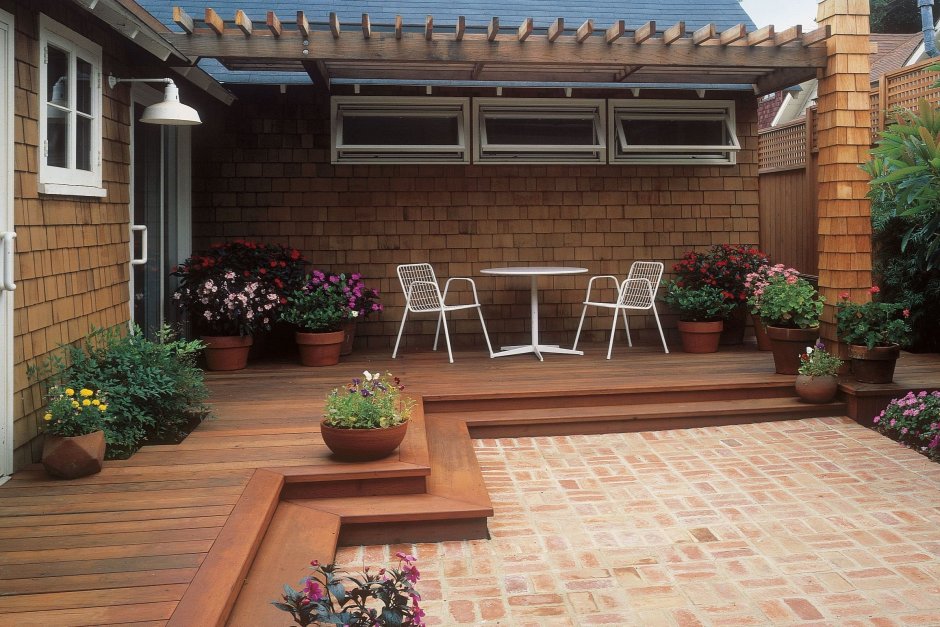 Отделка двора