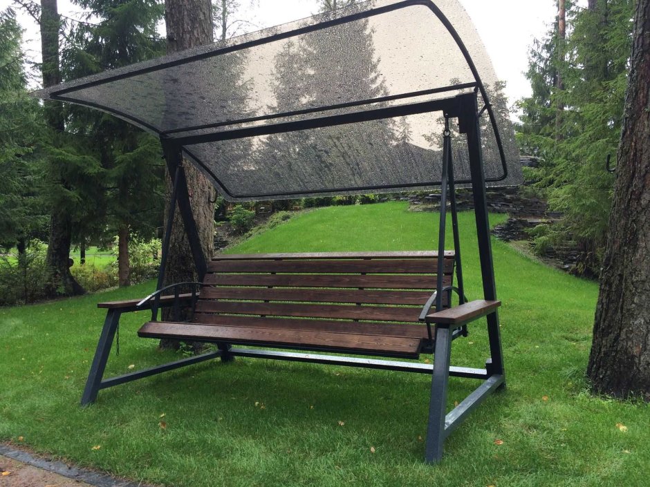 Качели садовые из металла