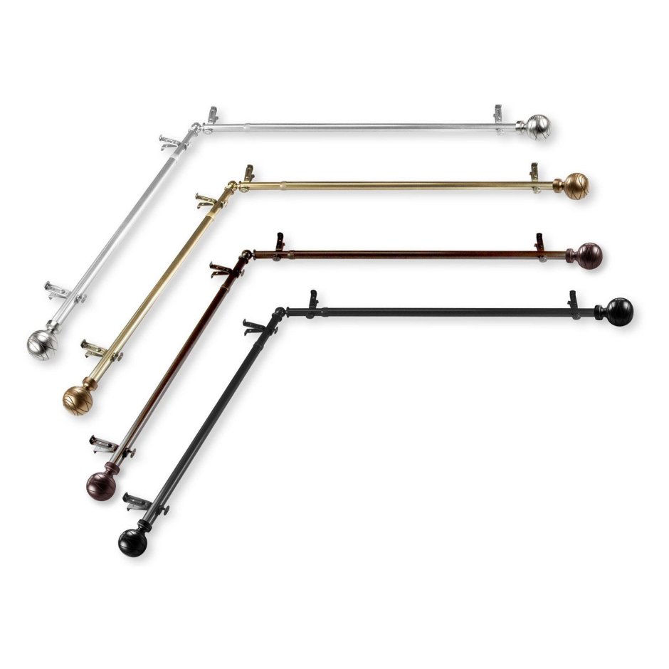 Карниз для скошенного окна с фиксаторами