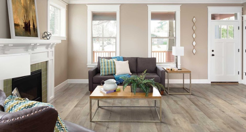 Сочетание цвета пола и стен