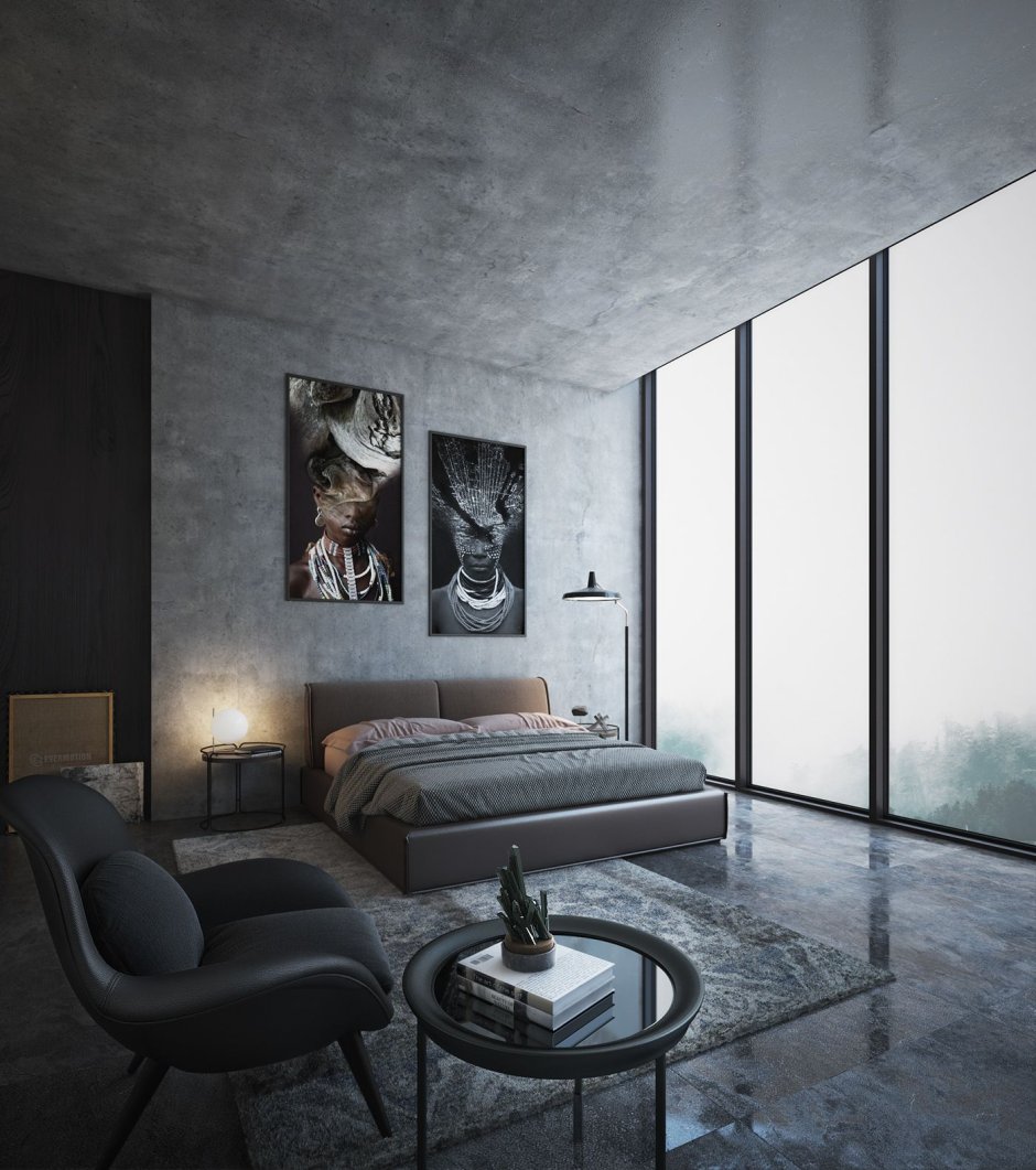 Спальня лофт 2022