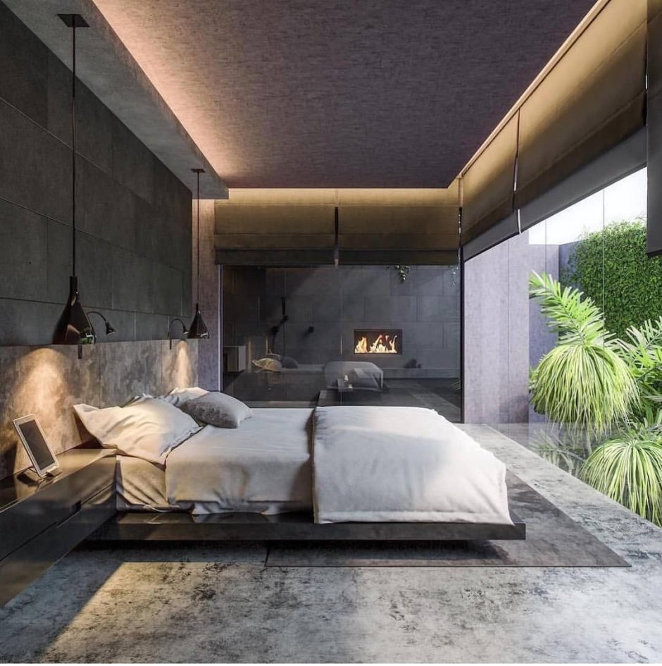 Интерьер спальни Минимализм