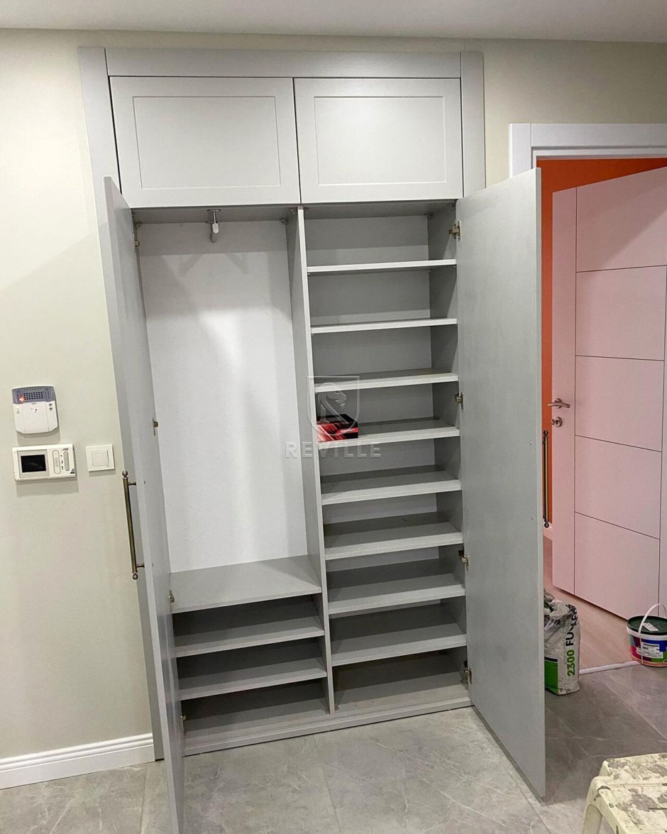 Шкаф икеа встроенный в нишу