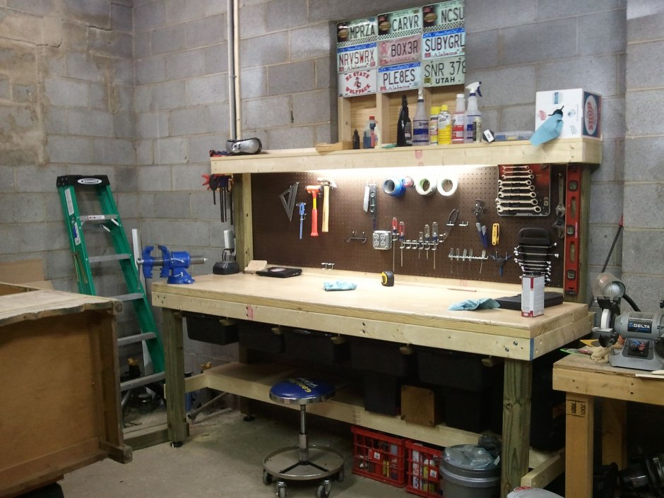 Верстак слесарный (мастерские Сантех)