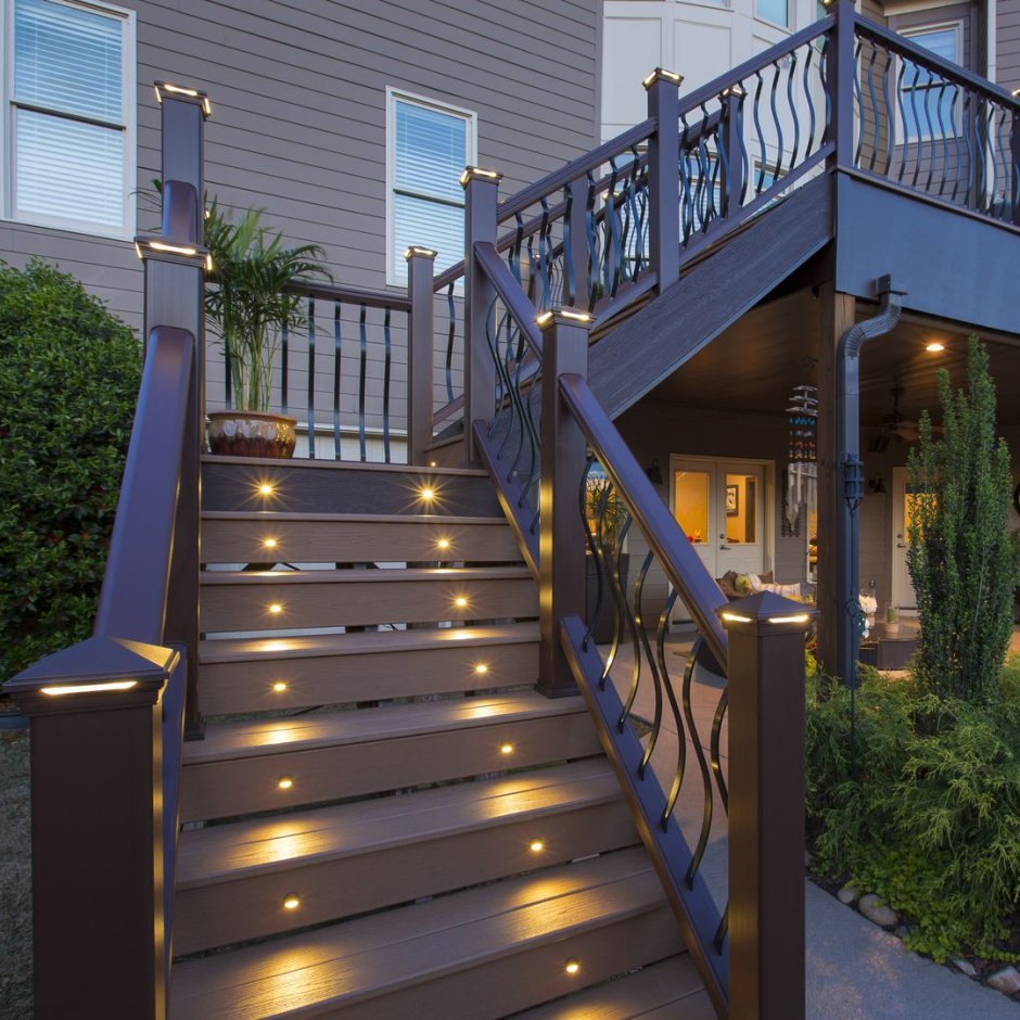 Красивые уличные лестницы