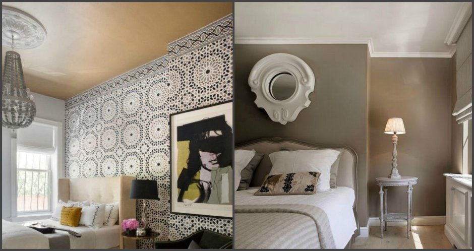 Черно белый интерьер