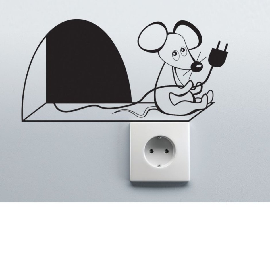 Украшение розеток и выключателей