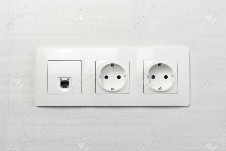 Розетки и выключатели в интерьере