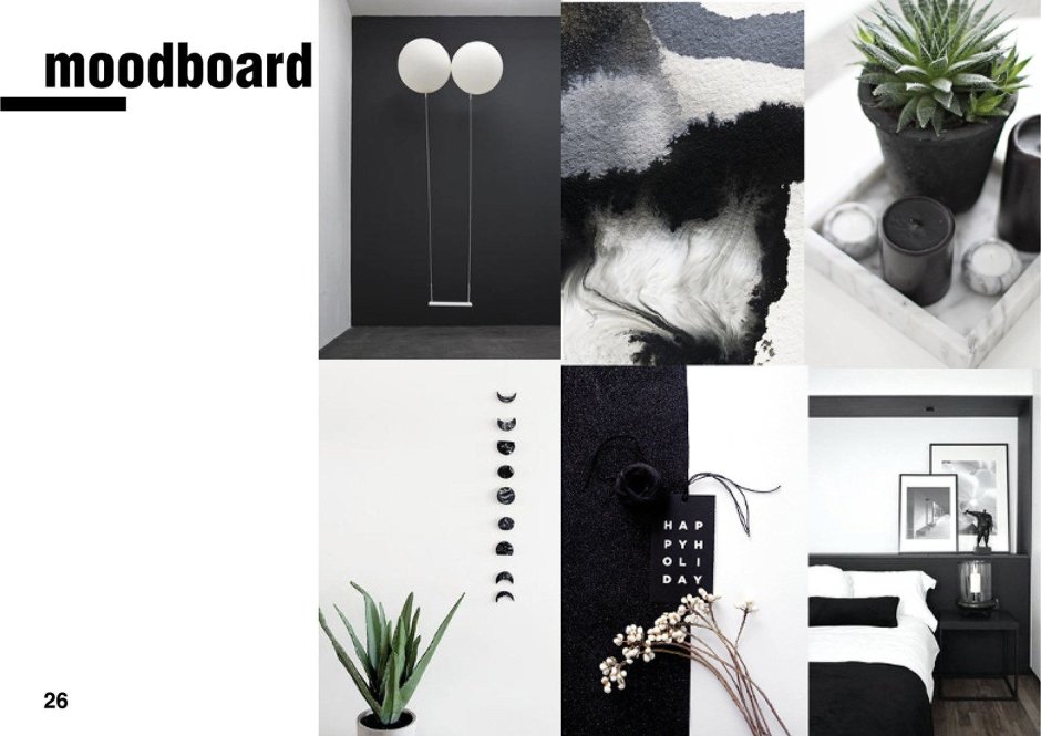 Темный интерьер Минимализм