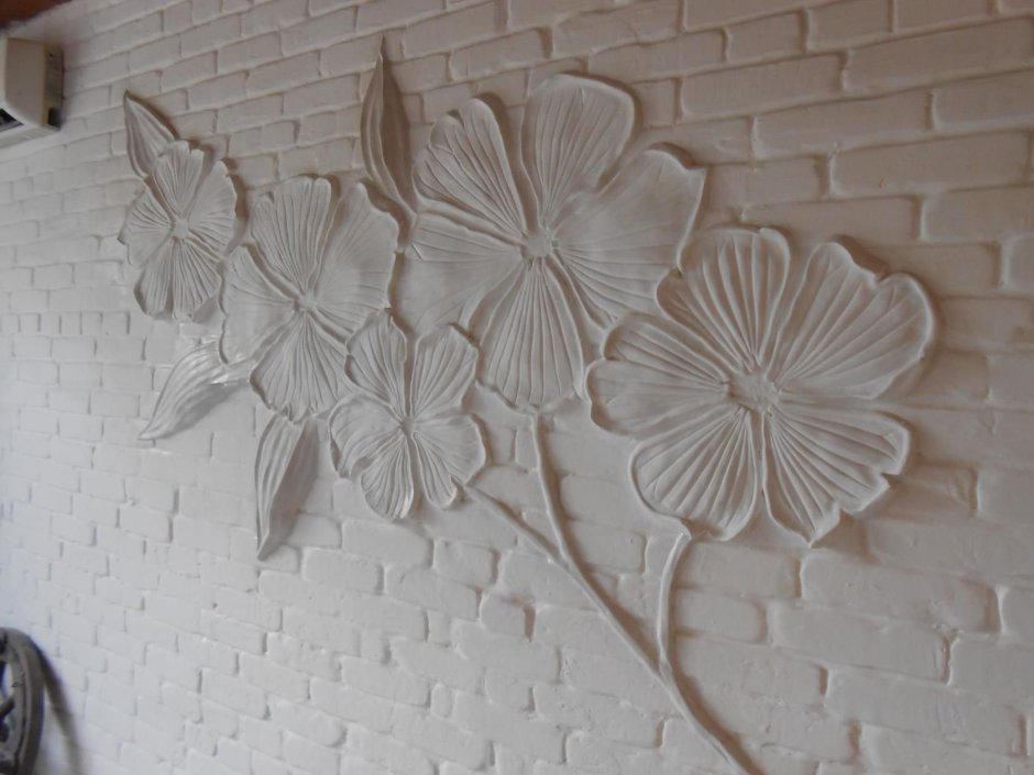 Декор стен шпатлевкой