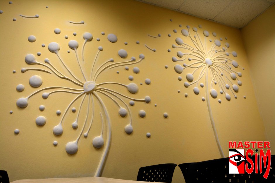Украшение на стену из пенопласта