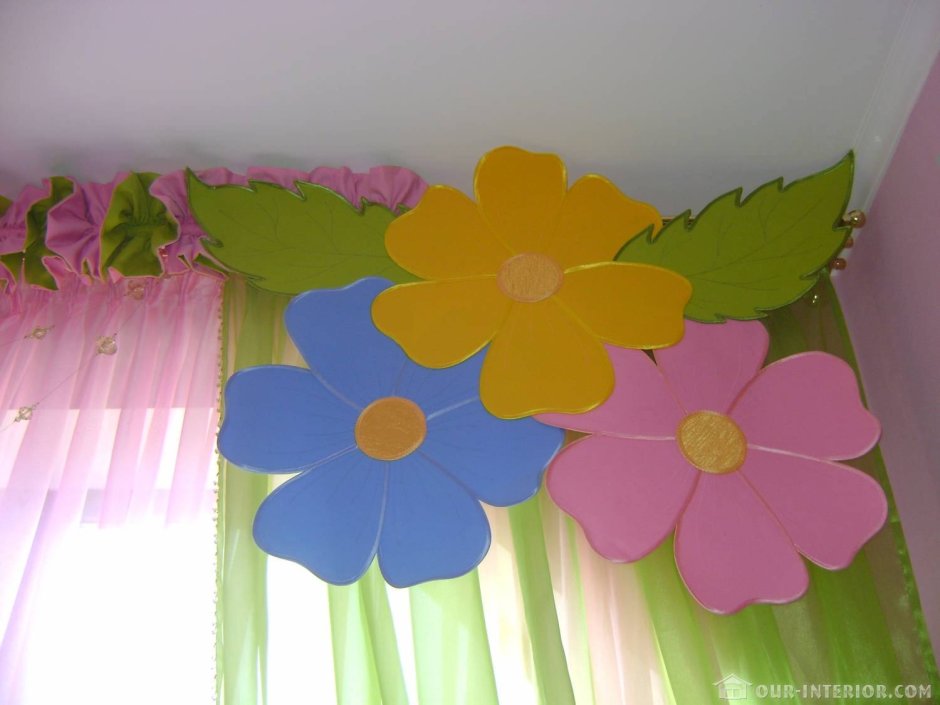 Цветы для украшения группы в детском саду