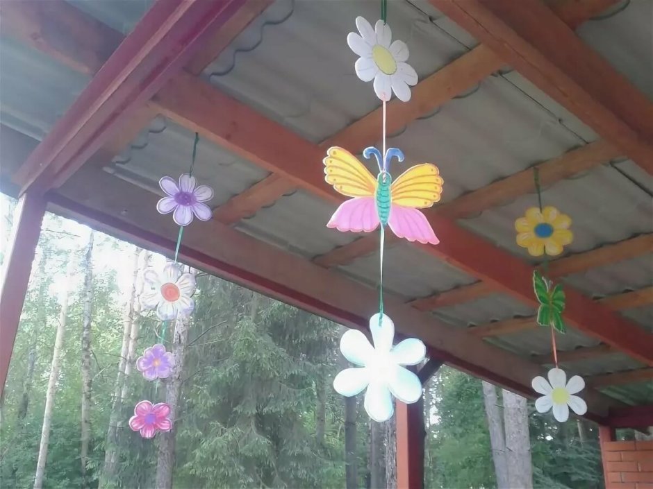 Украшения для веранды в детском саду на лето