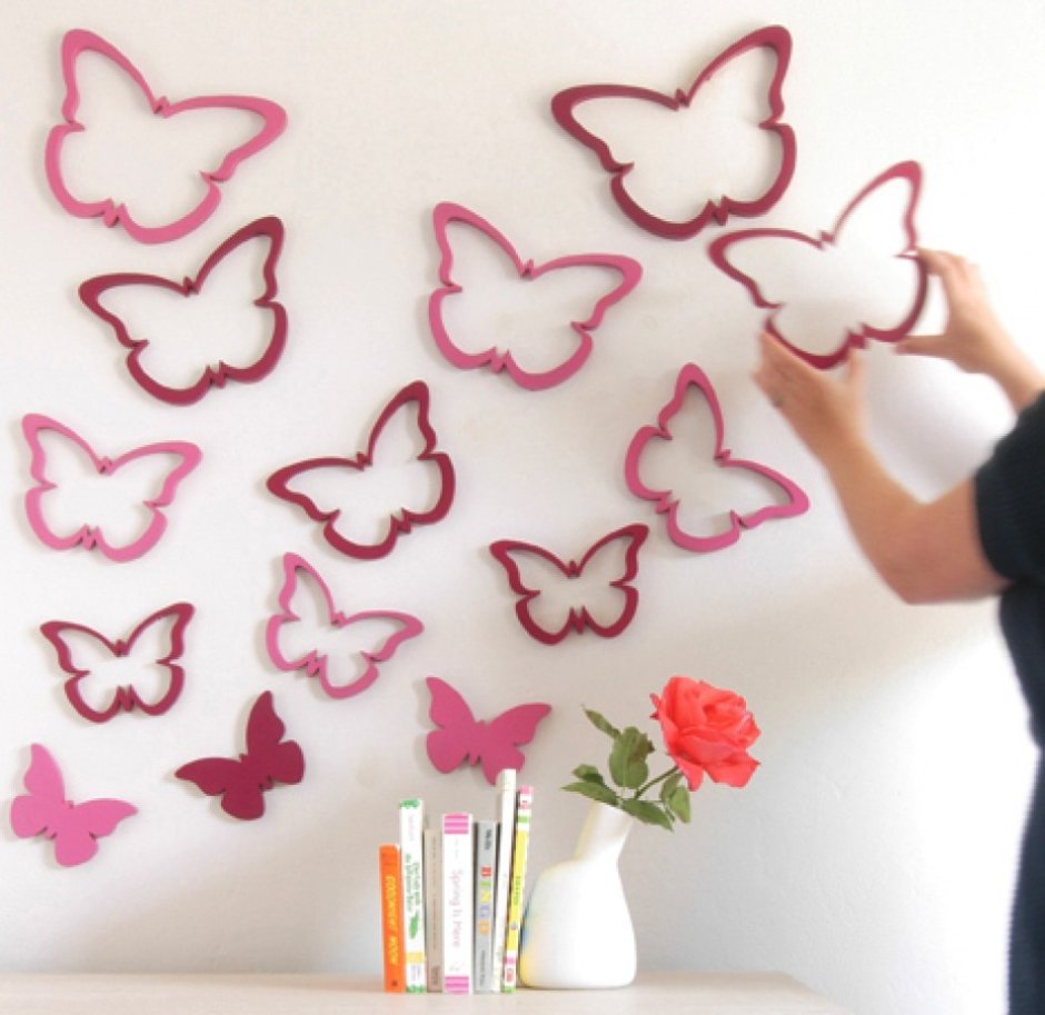 Декор стен трафаретами идеи