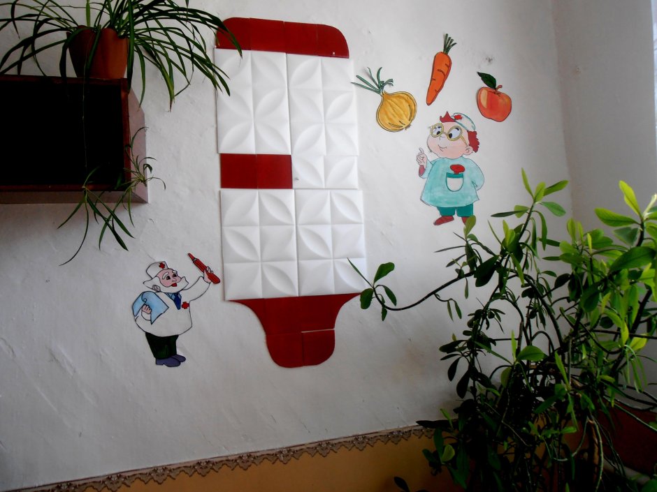 Новогодние украшения из потолочной плитки