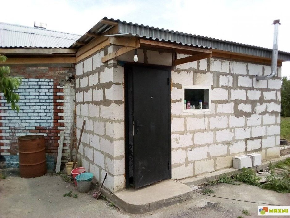 Пристройка к дому из пеноблоков