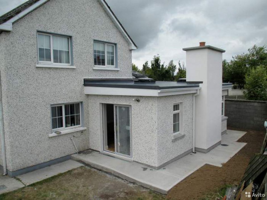 Пристройка к дому из пеноблоков