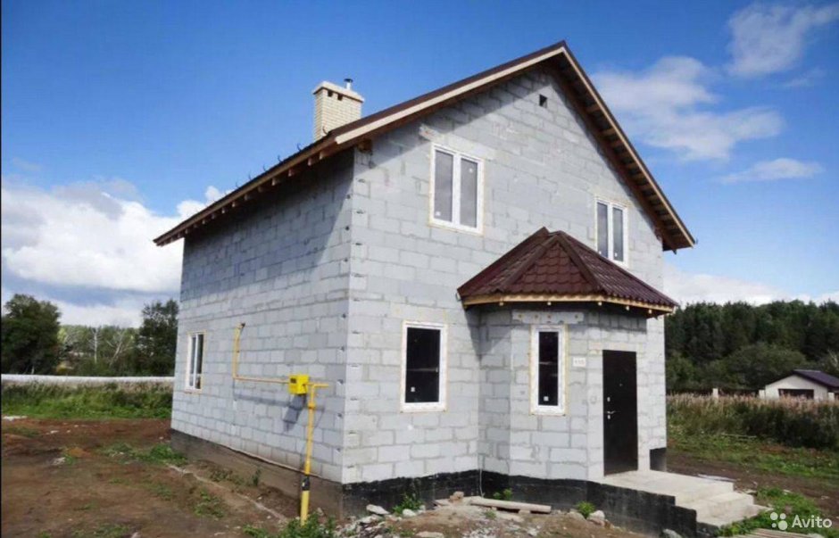 Домик из пеноблоков