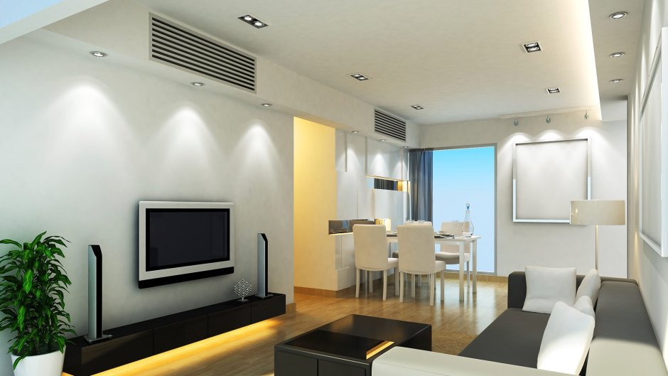 Канальный кондиционер в доме