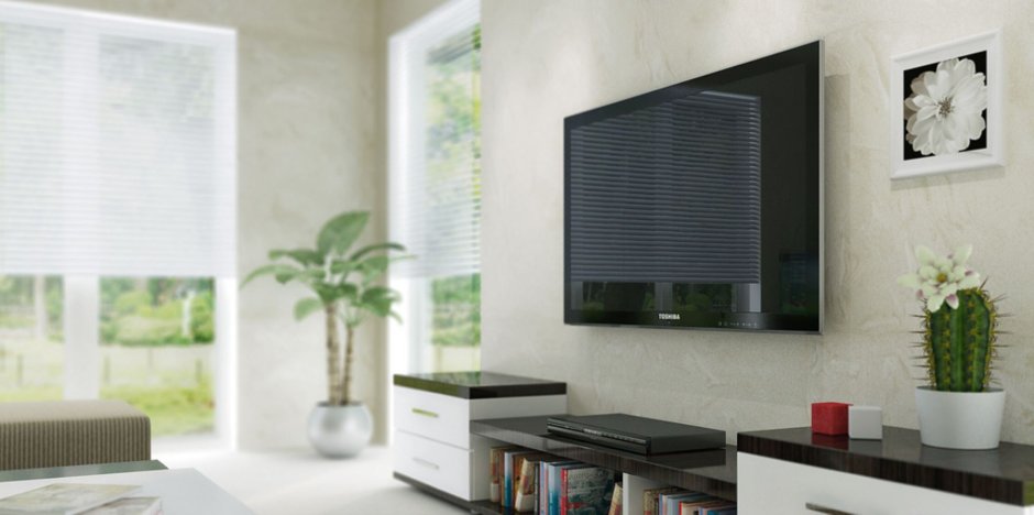 Кондиционер над телевизором