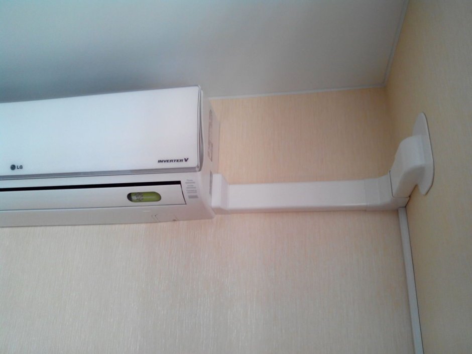 Внутренний блок кондиционера с кабель каналом