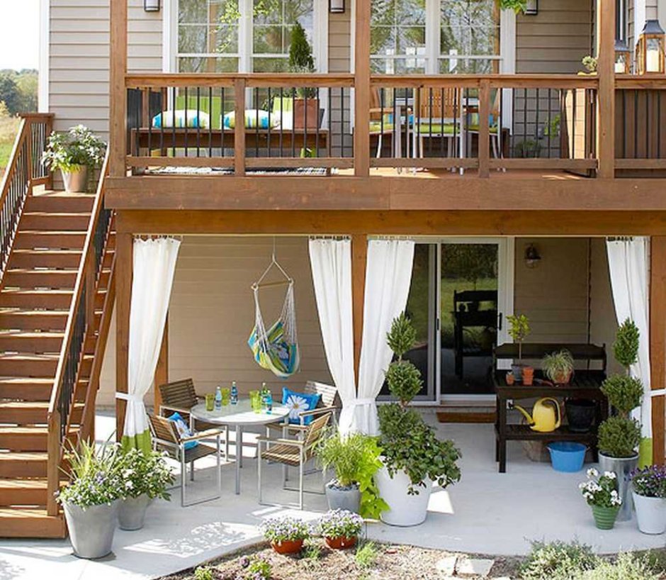 Тьерасса на втором этаже