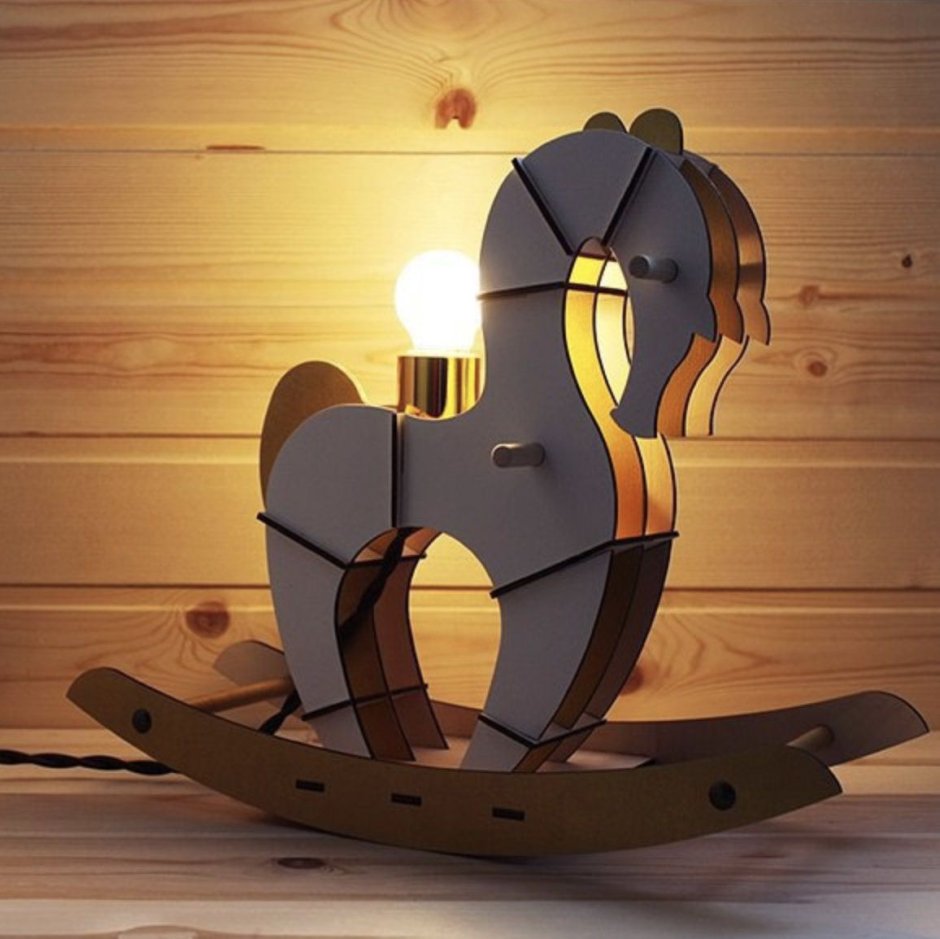 Светильник из фанеры лобзиком