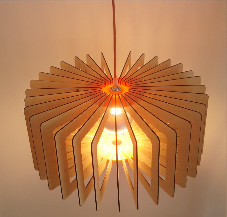 Люстра из фанеры лазерная