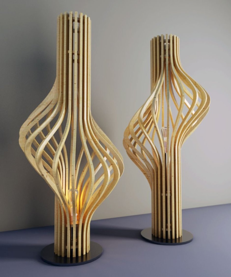 Светильник из фанеры