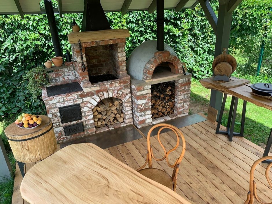 Мангальная зона фото просто и красиво