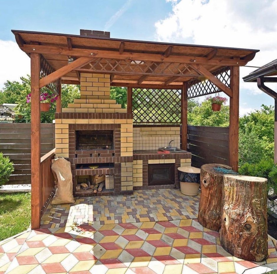 Навес для гриля Firewood