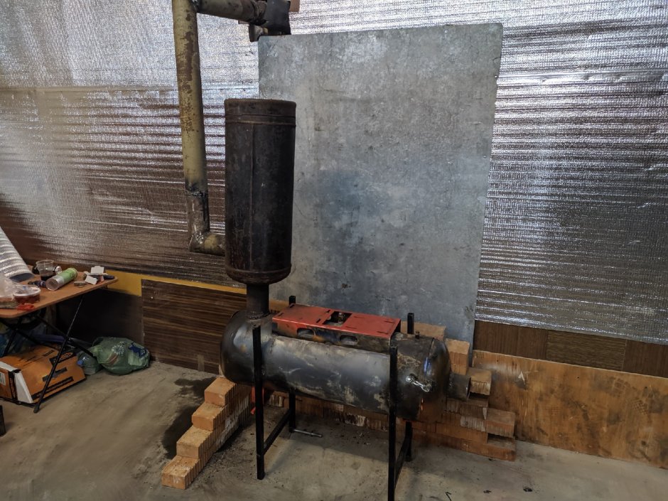 Теплообменник 2мм на буржуйку