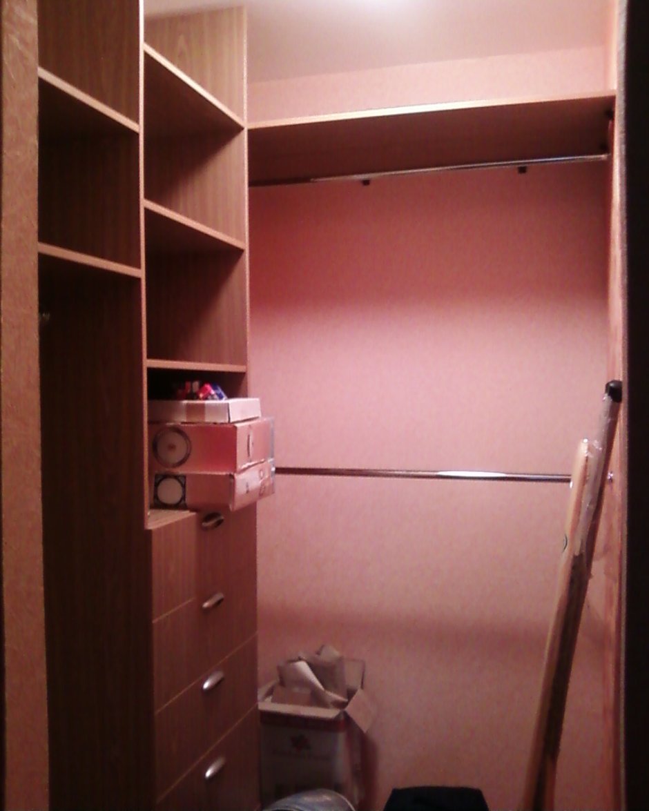 Спальня в хрущевке с кладовкой