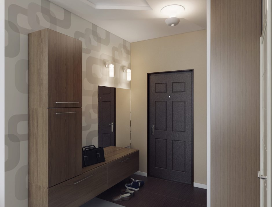 Обыцхный коридор в квартире